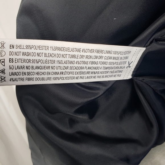 Forever 21 Gray Long Sleeve Asymmetrical Zipper Foldover Collar Sz S - Picture 5 of 7